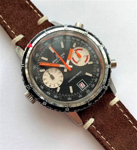 breitling chronomatic vintage|vintage breitling chronograph models.